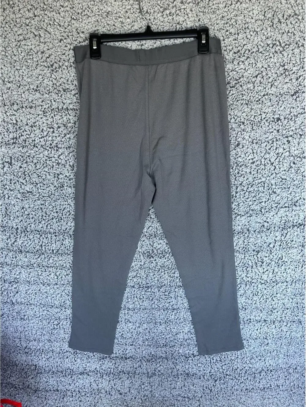 Lacoste Sleep Pants Mens Sz Medium Gray Cotton Stretch Pajama Bottom Sleepwear
